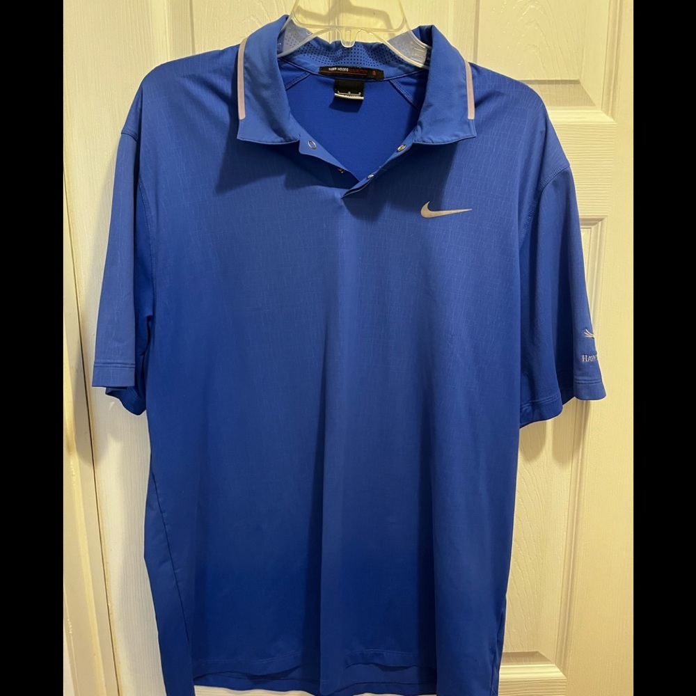 Nike Blue Dri-fit polo